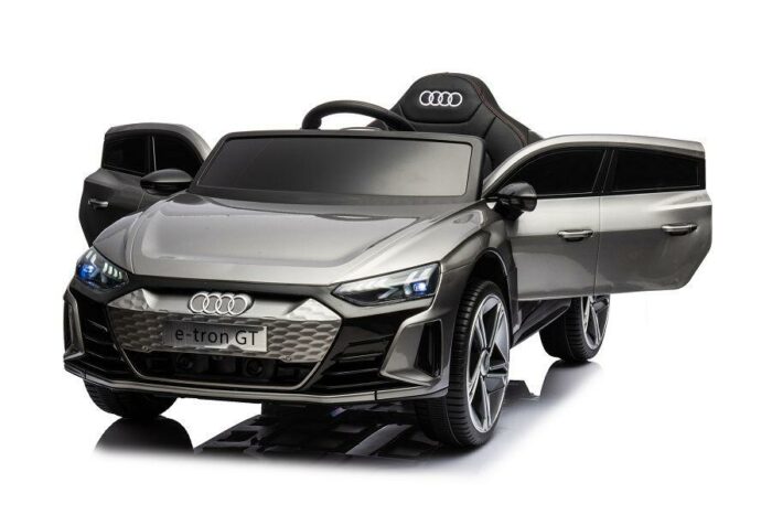 Kinderfahrzeug - Elektro Auto Audi E-Tron GT - lizenziert - 12V7AH Akku und 2 Motoren- 2,4Ghz + MP3 + Leder + EVA - Grau - Image 17