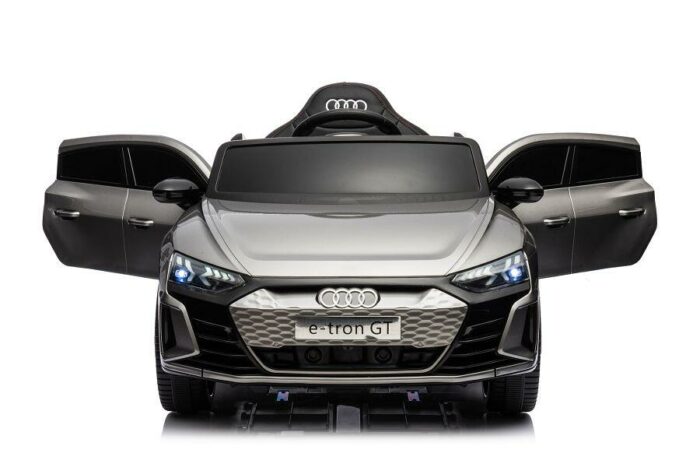 Kinderfahrzeug - Elektro Auto Audi E-Tron GT - lizenziert - 12V7AH Akku und 2 Motoren- 2,4Ghz + MP3 + Leder + EVA - Grau - Image 13