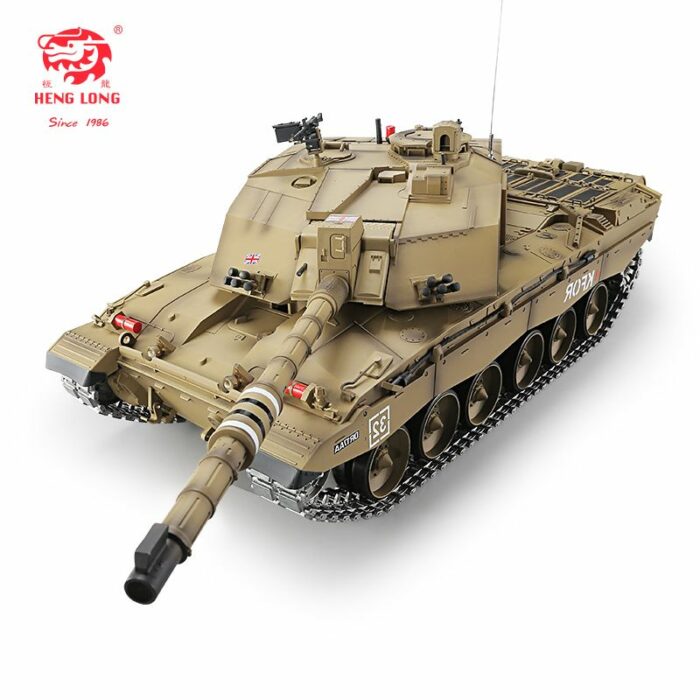 RC Panzer Britischer Challenger 2 Heng Long 1:16 mit RS + Stahlgetriebe -2,4Ghz -V7.0 -PRO - Image 5