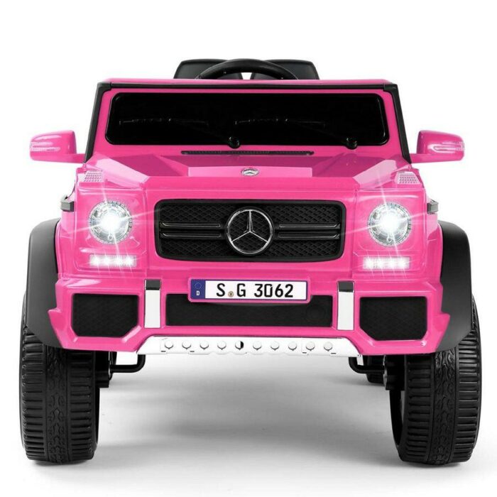 Kinderfahrzeug – Elektro Auto „Mercedes Maybach G650S“ – Lizenziert –4 Motoren - 2,4Ghz Fernsteuerung, MP3+Ledersitz+EVA - Pink - Image 5