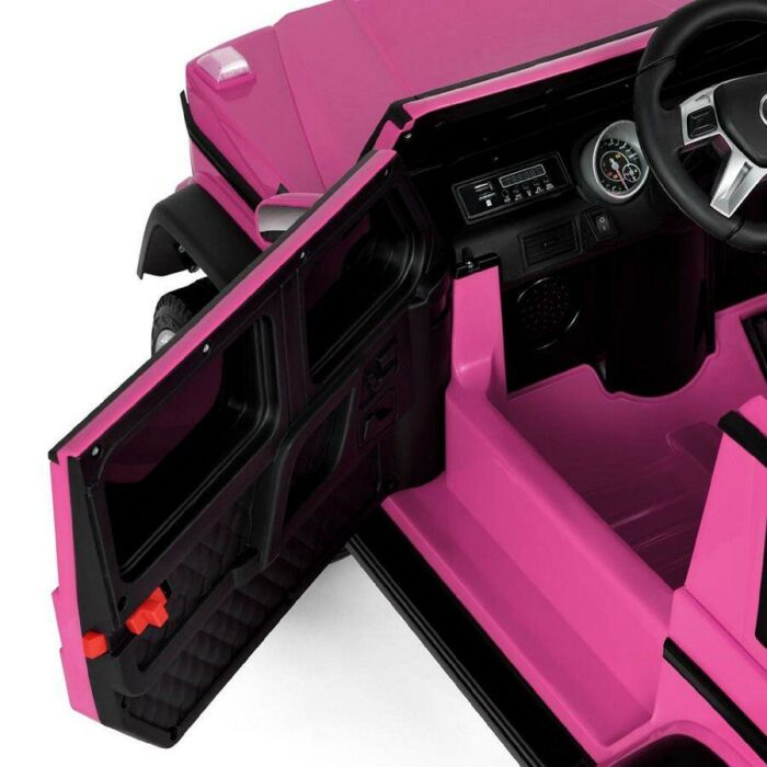 Kinderfahrzeug – Elektro Auto „Mercedes Maybach G650S“ – Lizenziert –4 Motoren - 2,4Ghz Fernsteuerung, MP3+Ledersitz+EVA - Pink - Image 15