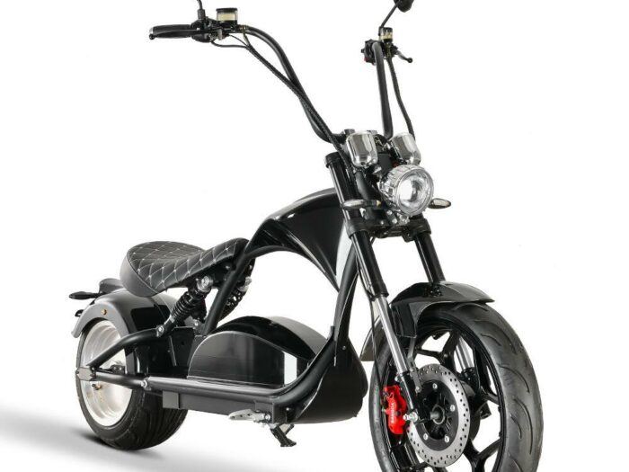 Elektro Scooter Coco Bike E-Chopper mit Straßenzulassung bis zu 48 km/h schnell - ca. 75 km Reichweite