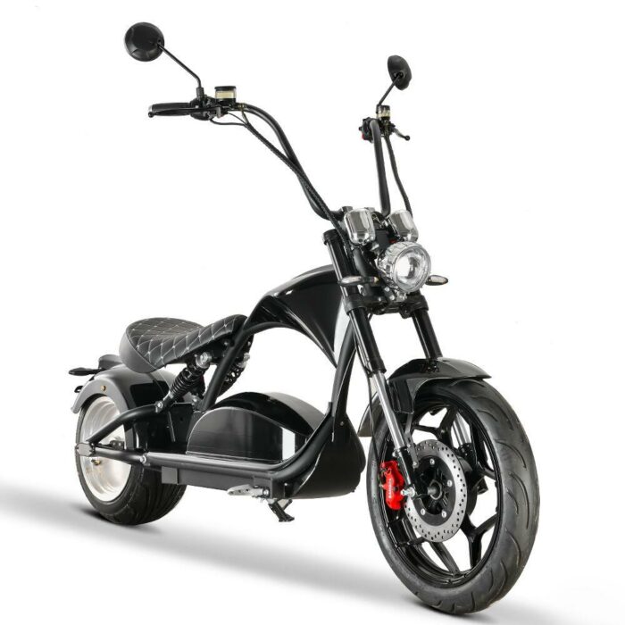 Elektro Scooter Coco Bike E-Chopper mit Straßenzulassung bis zu 48 km/h schnell - ca. 75 km Reichweite