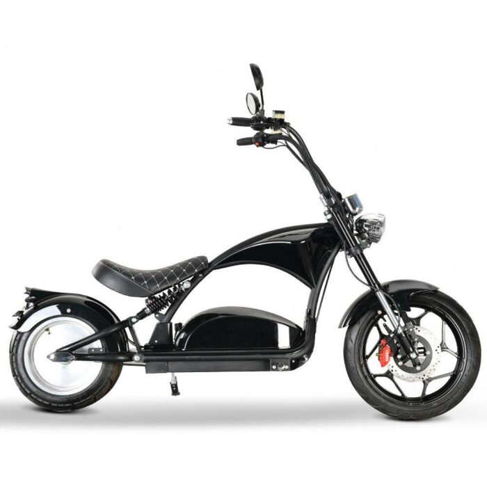 Elektro Scooter Coco Bike E-Chopper mit Straßenzulassung EU bis zu 48 km/h schnell - ca. 75 km Reichweite, 60V | 3000W | 30AH Akku -CP4 Max-2 - Image 3