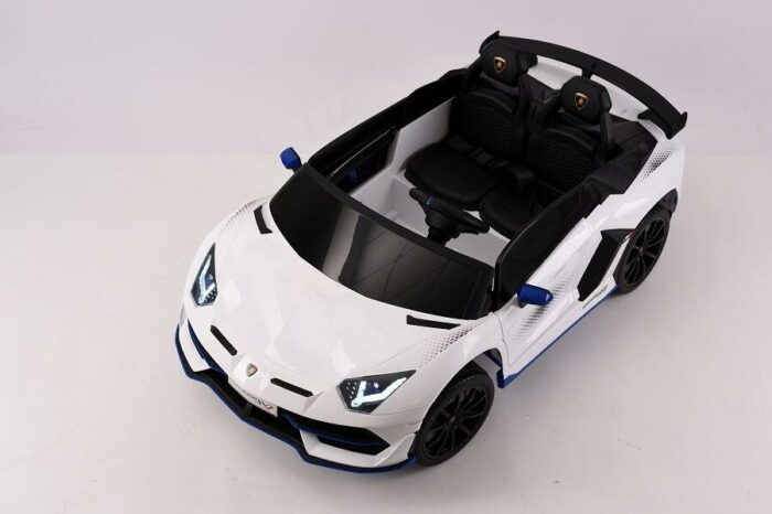 Elektro Kinderfahrzeug Lamborghini Aventador SVJ Xago 2 Sitzer - lizenziert - 12V7AH, 2 Motoren- 2,4Ghz Fernsteuerung, MP3, Ledersitz+EVA - Image 7