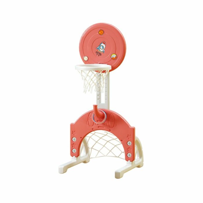 Kinder Basketballkorb mit Raketenmotiv