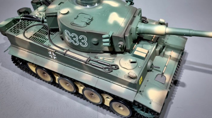 RC Panzer German Tiger I S33 Heng Long - 1:16, Rauch&Sound+Stahlgetriebe und 2,4Ghz -V 7.0 - Image 4