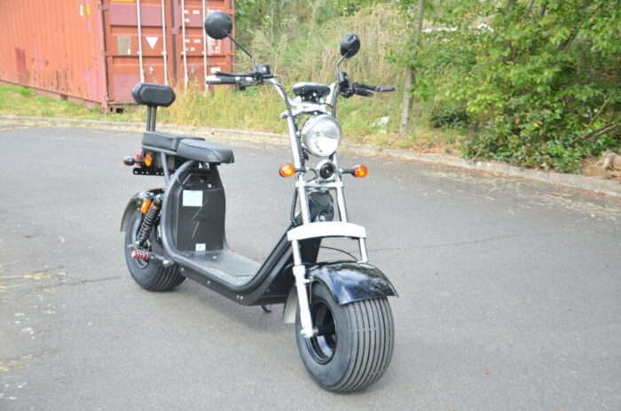 Coco Bike Fat E-Scooter mit Straßenzulassung EU bis zu 40 km/h schnell - 45km Reichweite, 60V | 1500W | 20AH Akku - Orange - Image 16