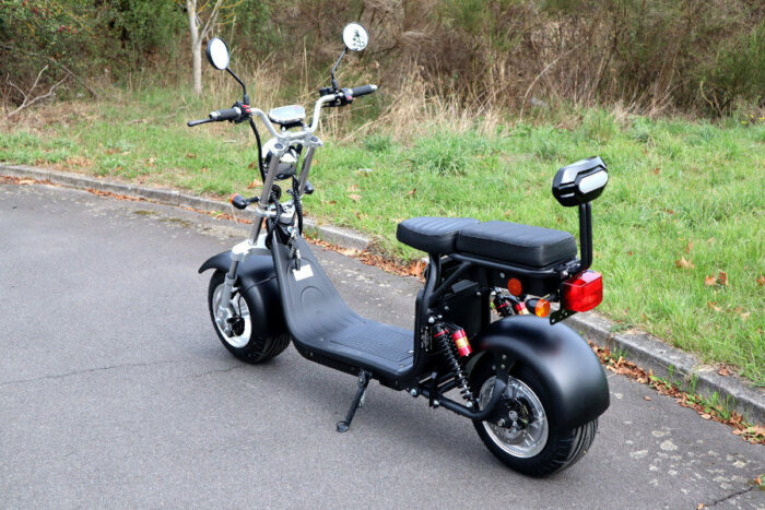 Coco Bike Fat E-Scooter mit Straßenzulassung EU bis zu 48 km/h schnell - mit Alu Felgen, 60V | 1500W | 20AH Akku -CP1.6 -Gelb - Image 10