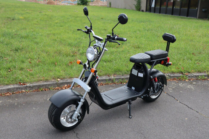 Coco Bike Fat E-Scooter mit Straßenzulassung EU bis zu 48 km/h schnell - mit Alu Felgen, 60V | 1500W | 20AH Akku -CP1.6 -Gelb - Image 9