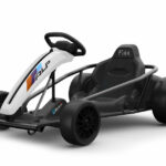 Kinder Elektroauto e-Gokart mit 24V und Driftfunktion + 2x 12V9AH Akku und 2 Motoren- Weiss