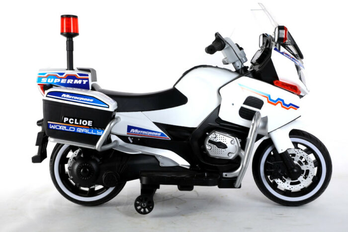 Elektro Kindermotorrad Polizei 011- 12V7A Akku - mit Stützräder, Musik und Lichter - Image 3