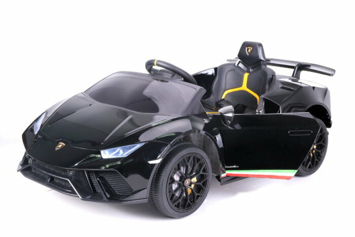 Elektro Kinderauto Lamborghini Huracan - lizenziert - 12V Akku, 2 Motoren- 2,4Ghz Fernsteuerung, MP3, Ledersitz+EVA - Schwarz - Image 8