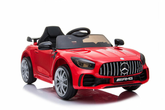 Kinderfahrzeug - Elektro Auto Mercedes GT R - lizenziert - 12V4,5AH, 2 Motoren- 2,4Ghz Fernsteuerung, MP3, Ledersitz+EVA - Weiss - Image 12