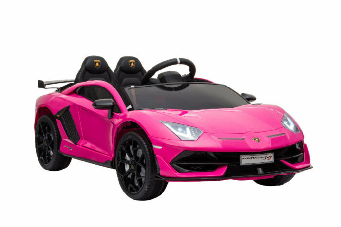 Kinderfahrzeug - Elektro Auto Lamborghini Aventador SVJ - lizenziert - 12V7AH, 2 Motoren- 2,4Ghz Fernsteuerung, MP3, Ledersitz+EVA - Schwarz - Image 18