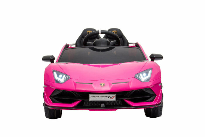 Kinderfahrzeug - Elektro Auto Lamborghini Aventador SVJ - lizenziert - 12V7AH, 2 Motoren- 2,4Ghz Fernsteuerung, MP3, Ledersitz+EVA - Schwarz - Image 15