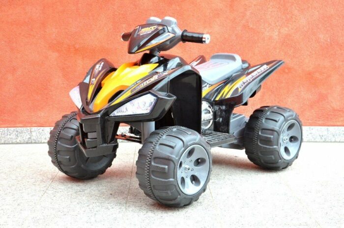 Kinderfahrzeug - Elektro Kinderquad Schwarz, 2x12V Motoren - 12V7Ah Akku - Image 9