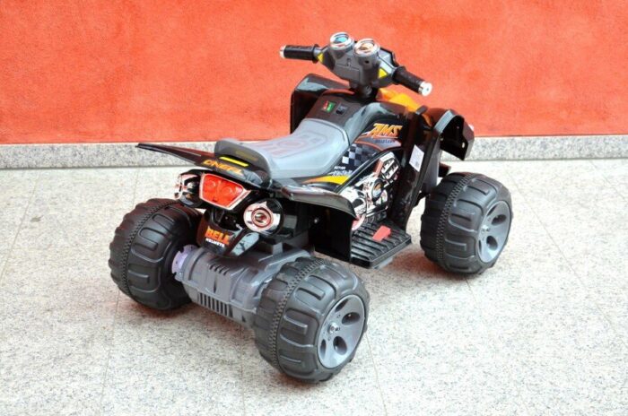 Kinderfahrzeug - Elektro Kinderquad Schwarz, 2x12V Motoren - 12V7Ah Akku - Image 12