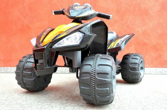 Kinderfahrzeug - Elektro Kinderquad Schwarz, 2x12V Motoren - 12V7Ah Akku - Image 7