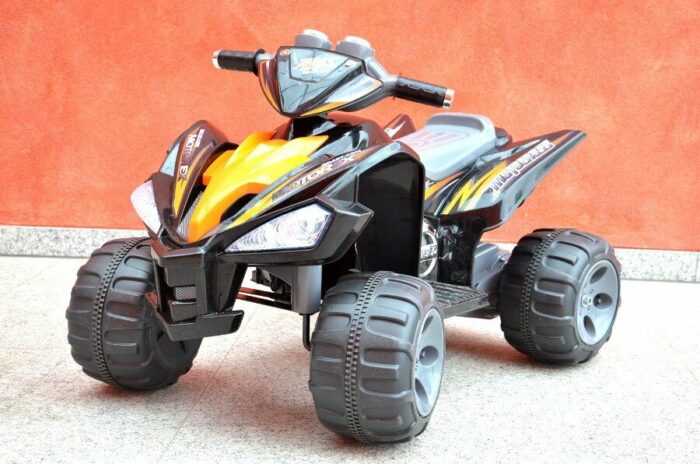 Kinderfahrzeug - Elektro Kinderquad Schwarz, 2x12V Motoren - 12V7Ah Akku - Image 14