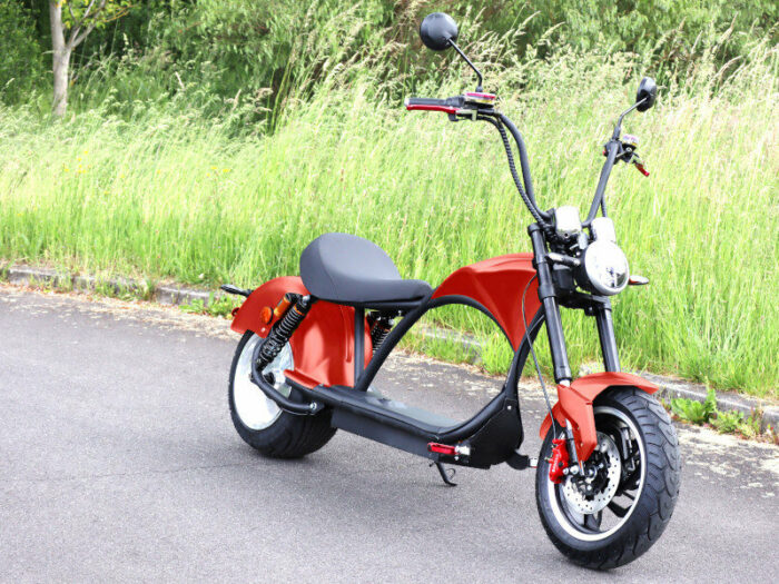 Elektro Scooter Coco Bike E-Chopper mit Straßenzulassung bis zu 48 km/h schnell - ca. 50 km Reichweite