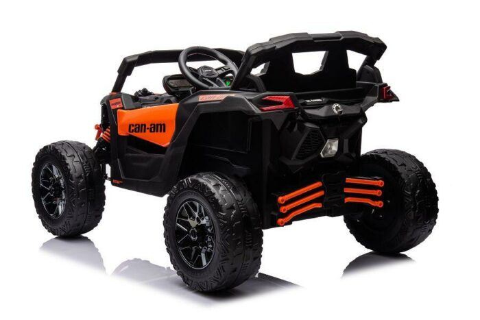 Kinderfahrzeug - Elektro Auto Can Am Maverick UTV - 24V Akku,2x200W Motoren- 2,4Ghz, Ledersitz+EVA - Orange - Image 20