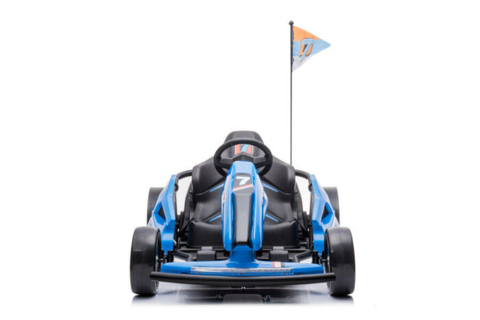 Kinder Elektroauto e-Gokart mit 24V und Driftfunktion + 24V7A Akku und 2 Motoren -Blau - Image 2