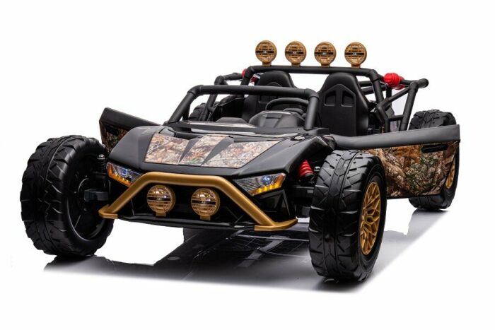 Elektro Kinderauto Buggy 168 - 24V Akku,2x 200W Motoren- 2,4Ghz +MP3 + Ledersitz + EVA - Camouflage - Image 9