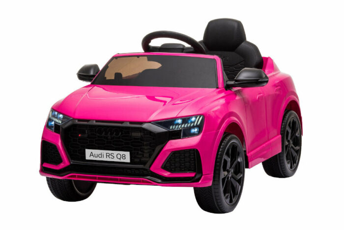 Kinderfahrzeug - Elektro Auto Audi RS Q8 - lizenziert - 12V7A Akku und 2 Motoren- 2,4Ghz + MP3 + Leder + EVA - Schwarz - Image 3