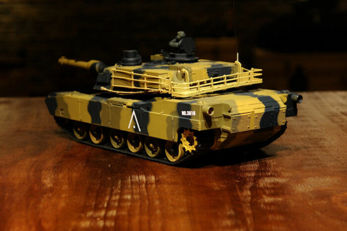 RC Panzer U.S. M1A2 Abrams 1:24 mit Schuss und Sound 816 mit IR-Battle - Image 4