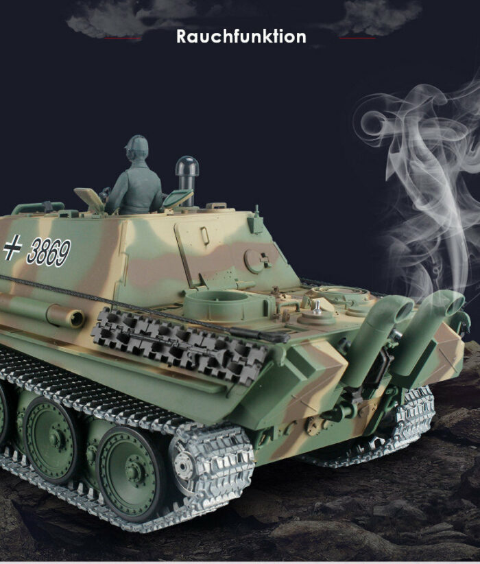 RC Panzer Jagdpanther Heng Long 1:16 mit Rauch&Sound und Stahlgetriebe - V7.0 - 2,4Ghz - PRO - Image 12