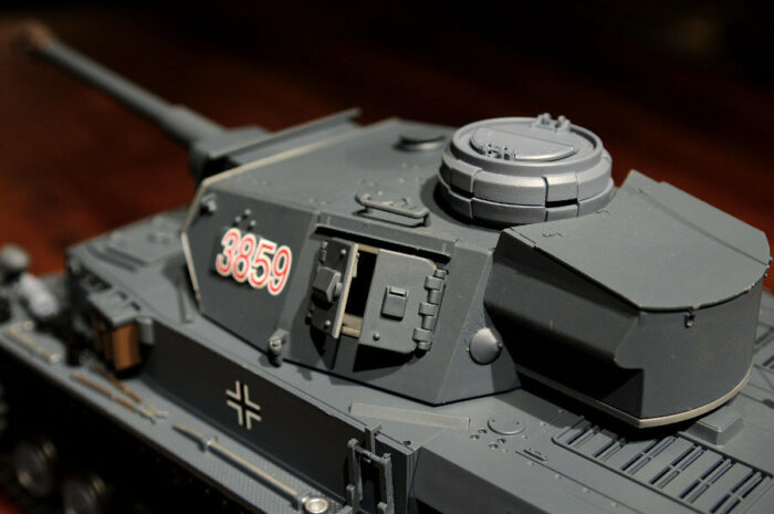 RC Panzer Kampfwagen IV Ausf.F-2 Heng Long 1:16 Grau mit Rauch&Sound, Stahlgetriebe und 2,4Ghz -V7.0 - Image 9