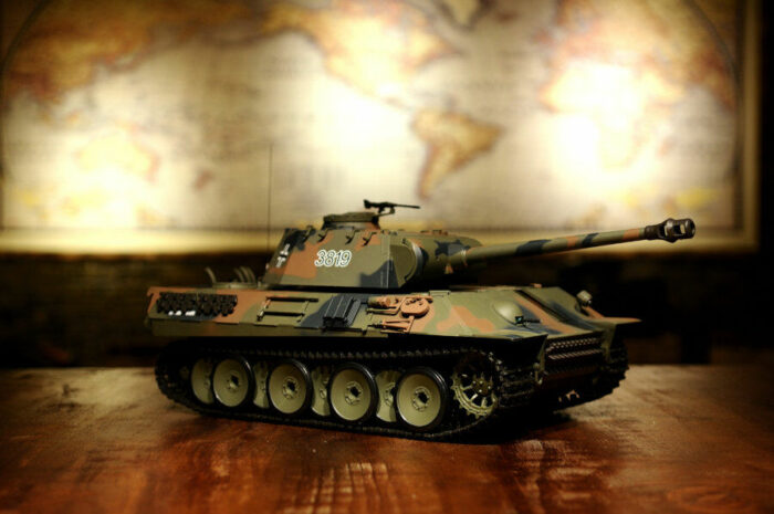 RC Panzer German Panther 1:16 Heng Long -Rauch&Sound+Stahlgetriebe und 2,4Ghz - V7.0 - Pro Modell - Image 5