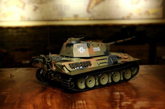 RC Panzer German Panther 1:16 Heng Long -Rauch&Sound+Stahlgetriebe und 2,4Ghz - V7.0 - Pro Modell - Image 8