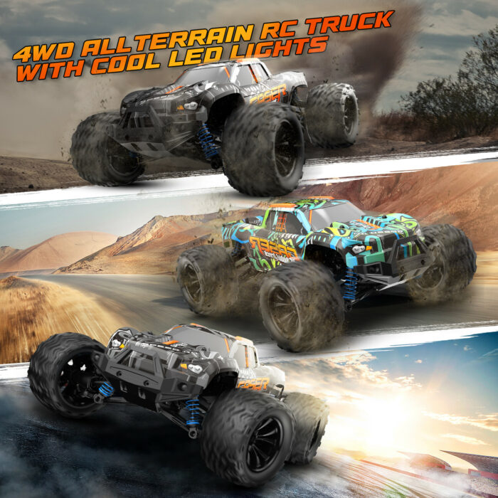 RC Elektro Monster Truck 1:14 mit 2,4Ghz, 40 km/h, Allradantrieb - LiIon - Gaser 900 - Image 6