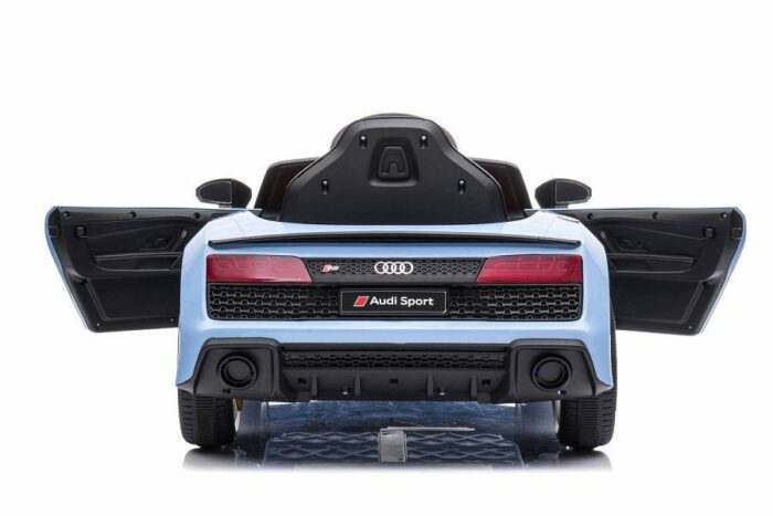 Kinderfahrzeug - Elektro Auto Audi R8 Spyder - lizenziert - 12V7AH Akku und 2 Motoren- 2,4Ghz + MP3 + Leder + EVA - Blau - Image 17