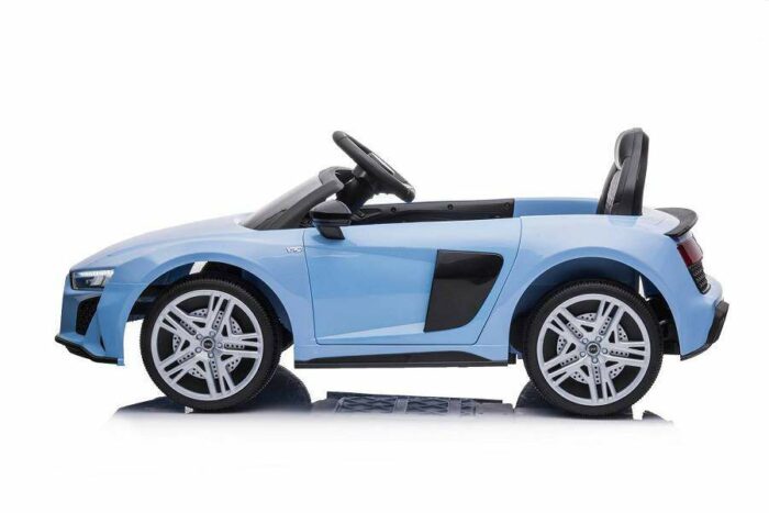 Kinderfahrzeug - Elektro Auto Audi R8 Spyder - lizenziert - 12V7AH Akku und 2 Motoren- 2,4Ghz + MP3 + Leder + EVA - Blau - Image 14