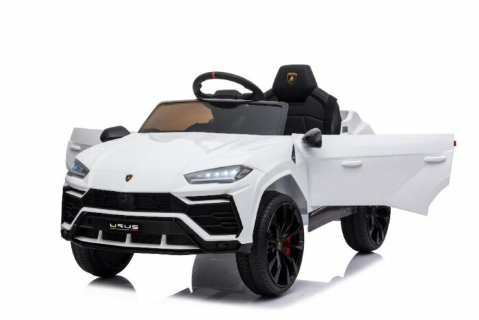 Elektro Kinderauto Lamborghini Urus - lizenziert - 12V Akku, 2 Motoren- 2,4Ghz Fernsteuerung, MP3, Ledersitz+EVA - Weiss - Image 6