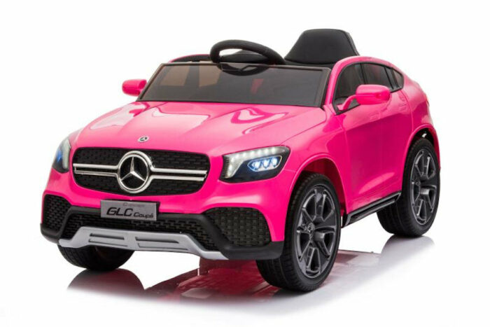 Kinderfahrzeug - Elektro Auto Mercedes GLC - lizenziert - 12V Akku,2 Motoren+ 2,4Ghz+Ledersitz+EVA-Pink - Image 4