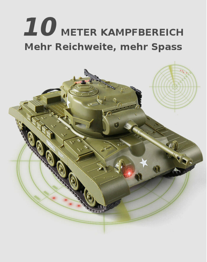 RC Panzer Battle 2er Set - Infrarot Kampfsystem - Gefechtssimulation - 1:30 von Heng Long - Image 5