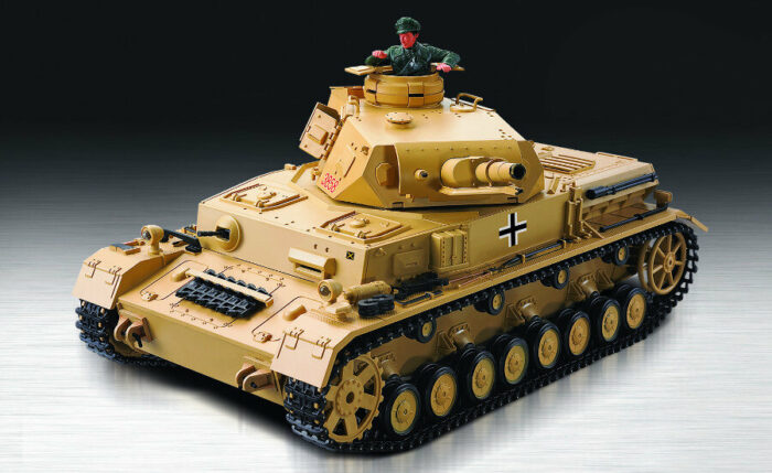 RC Panzer Kampfwagen IV Ausf.F-1 Heng Long 1:16 Sandfarbe mit Rauch und Sound, Stahlgetriebe und 2,4Ghz+V7.0 - Image 16