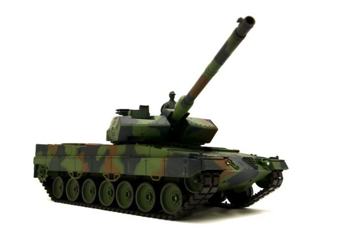 RC Panzer German Leopard 2A6 Heng Long 1:16 mit Rauch&Sound und Metallgetriebe (Stahl) -2,4Ghz V7.0 - Image 11