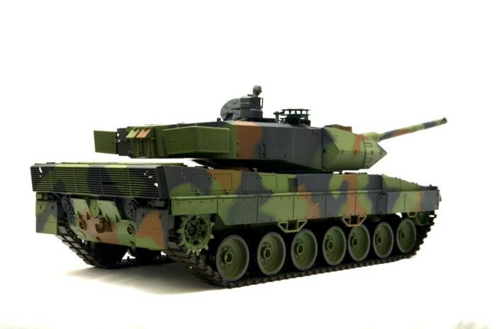 RC Panzer German Leopard 2A6 Heng Long 1:16 mit Rauch&Sound und Metallgetriebe (Stahl) -2,4Ghz V7.0 - Image 12