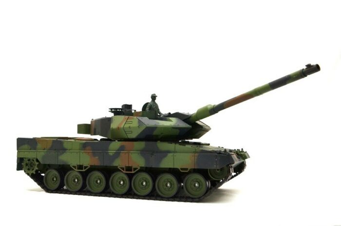 RC Panzer German Leopard 2A6 Heng Long 1:16 mit Rauch&Sound und Metallgetriebe (Stahl) -2,4Ghz V7.0 - Image 13