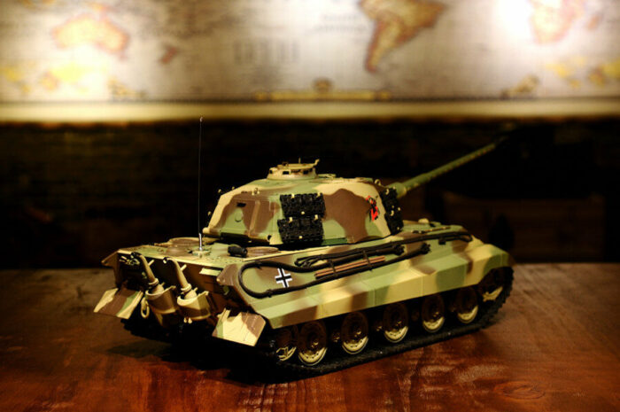 RC Panzer Deutscher Königstiger - Henschelturm 1:16 Heng Long mit Rauch und Sound, Metallgetriebe+Metallketten+2,4Ghz -V 7.0 - PRO mit RRZ - Image 5