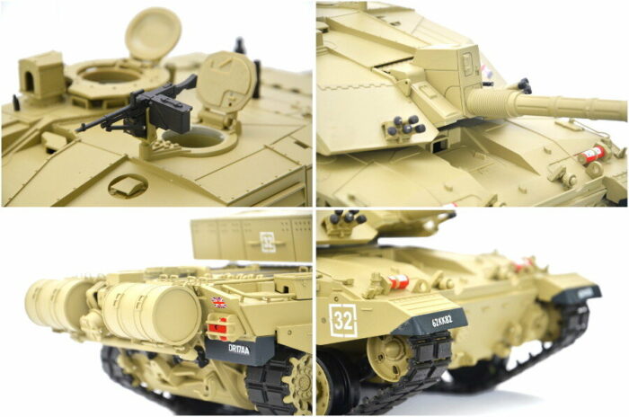 RC Panzer Britischer Challenger 2 Heng Long 1:16 mit RS + Stahlgetriebe -2,4Ghz -V7.0 - Image 9