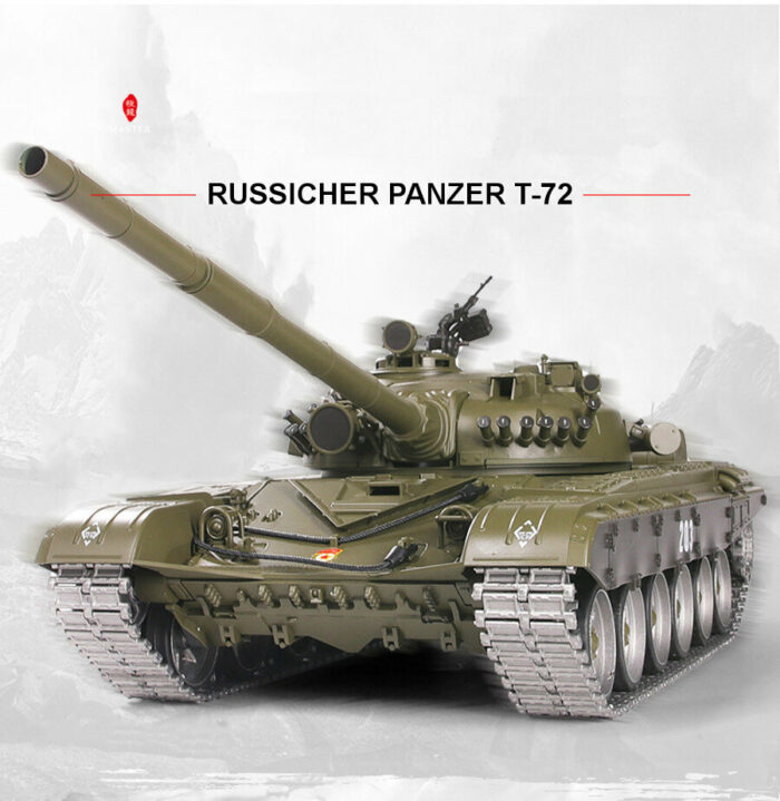 RC Panzer Russicher T-72 Heng Long 1:16 mit Rauch&Sound und Stahlgetriebe -2,4Ghz V 7.0 ERA - PRO - Image 8