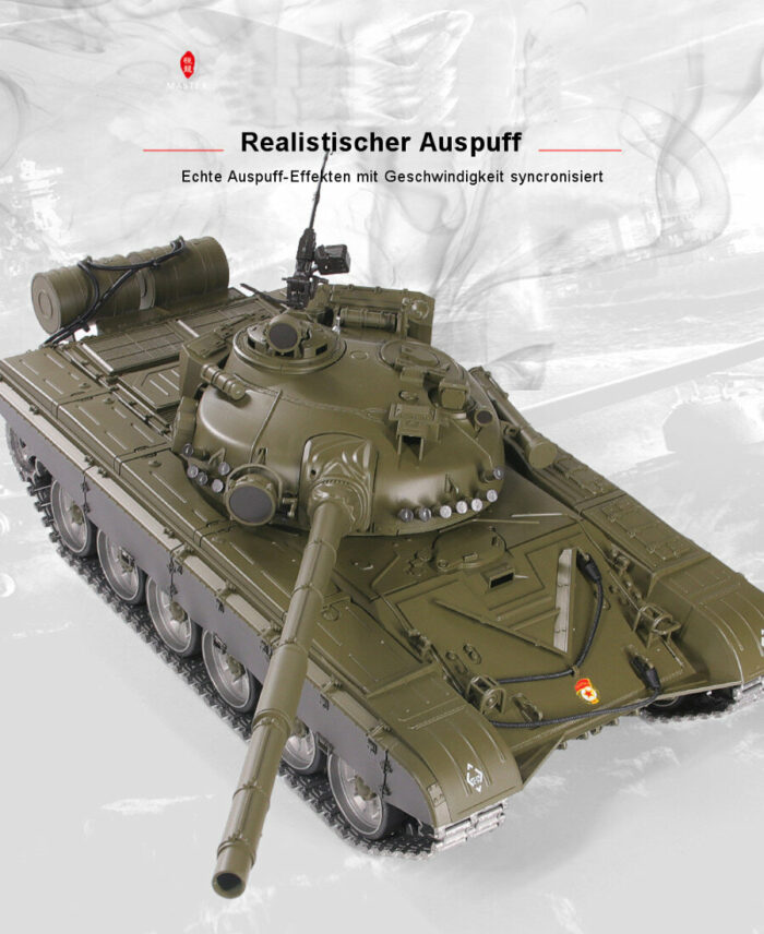 RC Panzer Russicher T-72 Heng Long 1:16 mit Rauch&Sound und Stahlgetriebe -2,4Ghz V 7.0 ERA - PRO - Image 9