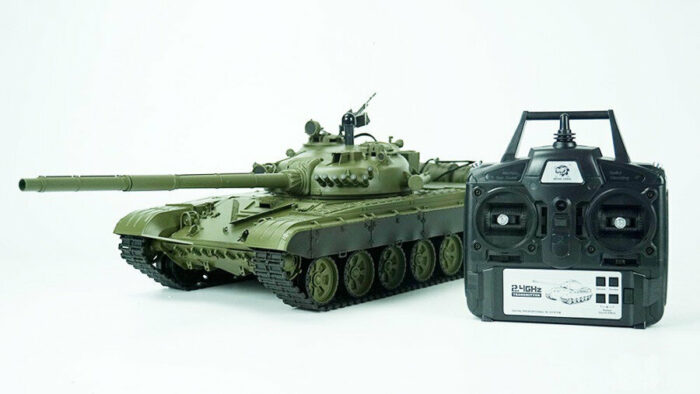 RC Panzer Russicher T-72 Heng Long 1:16 mit Rauch&Sound und Stahlgetriebe -2