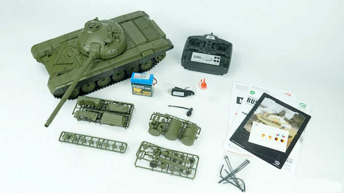 RC Panzer Russicher T-72 Heng Long 1:16 mit Rauch&Sound und Stahlgetriebe -2,4Ghz -V 7.0 - Image 11